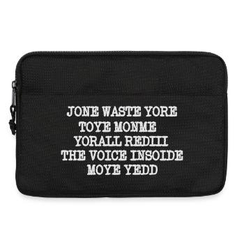JONE WASTE YORE TOYE MONME YORALL REDIII THE VOICE - Laptoptasche 13" - Schwarz - Vorne