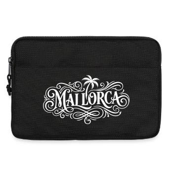 Mallorca Schriftzug - Laptoptasche 13" - Schwarz - Vorne