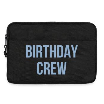 Birthday Crew - Laptop bag 13" - black - Front