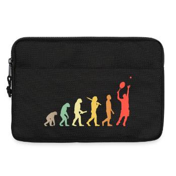 Tennis Evolution Retro Gift For Tennis Players - Sacoche pour ordinateur portable 13 pouces - noir - Devant