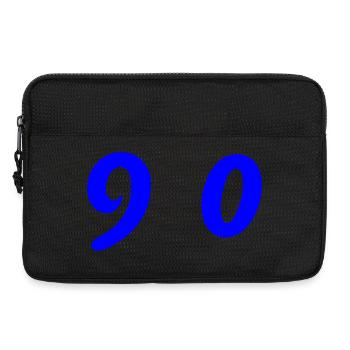 90. 90 JAHRE. 90-JÄHRIGES JUBILÄUM. 90-JÄHRIGES JUBILÄUM. - Laptoptasche 13" - Schwarz - Vorne