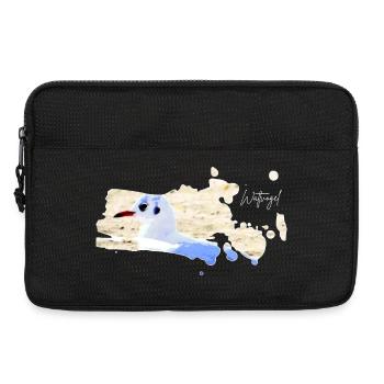 Wattvogel Nordsee Möwe - Laptoptasche 13" - Schwarz - Vorne