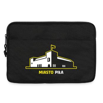 The City of Piła and the Police School Building - Laptop bag 13" - black - Front