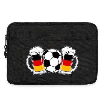 Football Allemagne Beer - Sacoche pour ordinateur portable 13 pouces - noir - Devant