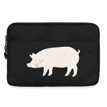 Cochon - Sacoche pour ordinateur portable 13 pouces - noir - Devant