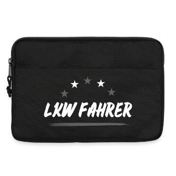 LKW Fahrer Beruf - Laptoptasche 13" - Schwarz - Vorne