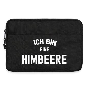 ICH BIN EINE HIMBEERE Rotes Karneval Kostüm Beeren - Laptoptasche 13" - Schwarz - Vorne