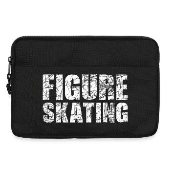 Figure Skating Eiskunstlauf - Laptoptasche 13" - Schwarz - Vorne