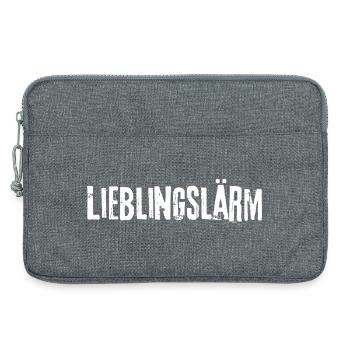 Favorite Noise - Laptop bag 13" - heather grey - Front