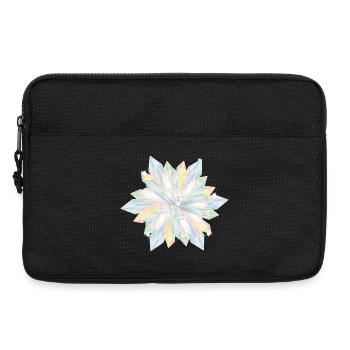 iridescent crystals star - Laptop bag 13" - black - Front