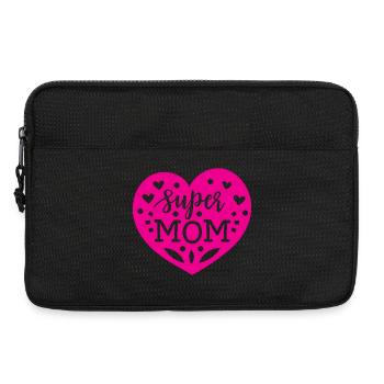 Super maman - Sacoche pour ordinateur portable 13 pouces - noir - Devant