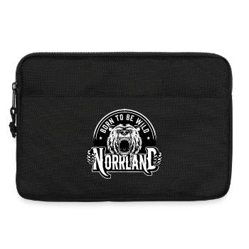 Born to be wild Norrland - Sacoche pour ordinateur portable 13 pouces - noir - Devant