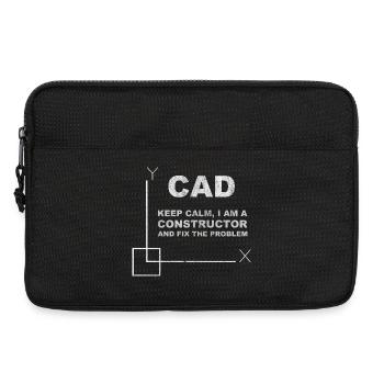 CAD Keep Calm Constructor Engineering - Laptop bag 13" - black - Front