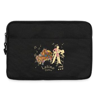 Latino Dancer - Laptop bag 13" - black - Front