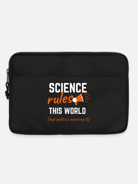 Wissenschaft herrscht über diese Welt - Laptoptasche 13" - Schwarz