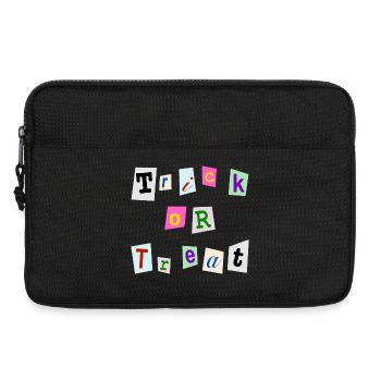 Des bonbons ou des bonbons pour Halloween - Sacoche pour ordinateur portable 13 pouces - noir - Devant