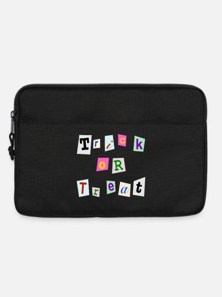 Trick or Treat für Halloween - Laptoptasche 13" - Schwarz