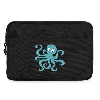 Octopus Octopus Points Chambre des enfants Sea Ocean - Sacoche pour ordinateur portable 13 pouces - noir - Devant