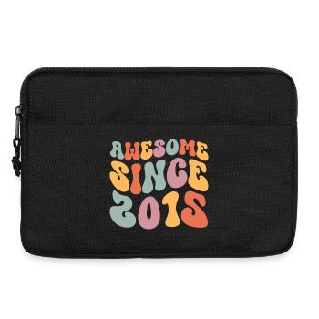 2015 Vintage Birthday Groovy Vintage Retro - Laptop bag 13" - black - Front