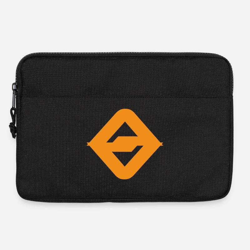 Cool digital badge emblem logo - Laptop bag 13" - black