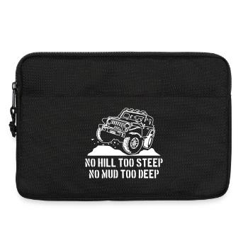 Pas de colline trop raide pas de boue trop profonde Jeeps - Sacoche pour ordinateur portable 13 pouces - noir - Devant