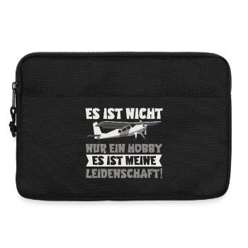 Flugzeugmodellbauer Modellflug Hobby Geschenk - Laptoptasche 13" - Schwarz - Vorne