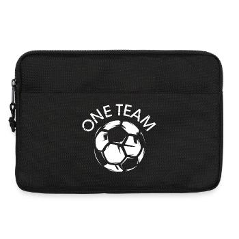 One Team Ball Used Look Symbol Dirty Icon Club - Laptop bag 13" - black - Front
