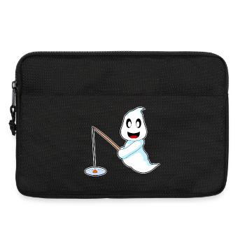 Pêche aux fantômes à Halloween - Sacoche pour ordinateur portable 13 pouces - noir - Devant