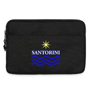 Sun and Waves Coastal Design - Laptop bag 13" - black - Front