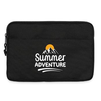 Aventure d’été - Sacoche pour ordinateur portable 13 pouces - noir - Devant