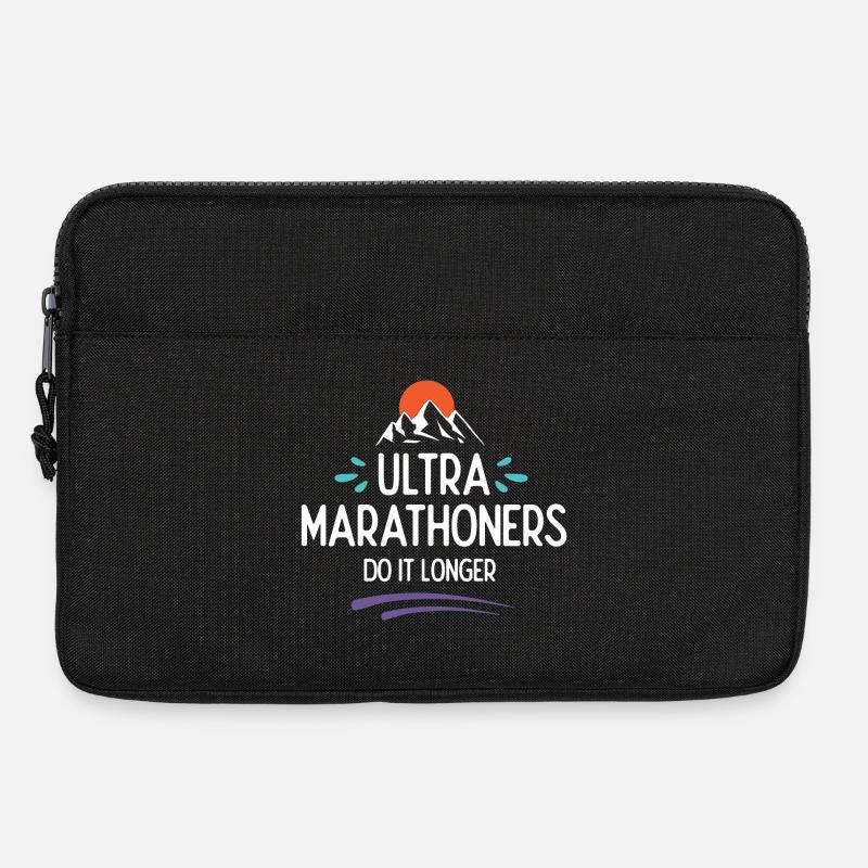 Ultra-Marathonläufer machen es länger - Laptoptasche 13" - Schwarz