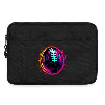 Ballon de football américain Steamwave - Sacoche pour ordinateur portable 13 pouces - noir - Devant