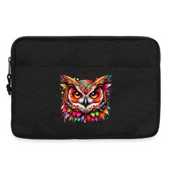 Eule - Laptoptasche 13" - Schwarz - Vorne