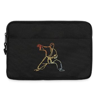Dessin de judo - Sacoche pour ordinateur portable 13 pouces - noir - Devant