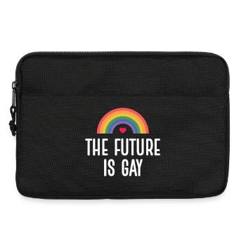 LGBT Pride Month - Die Zukunft ist schwul - Laptoptasche 13" - Schwarz - Vorne