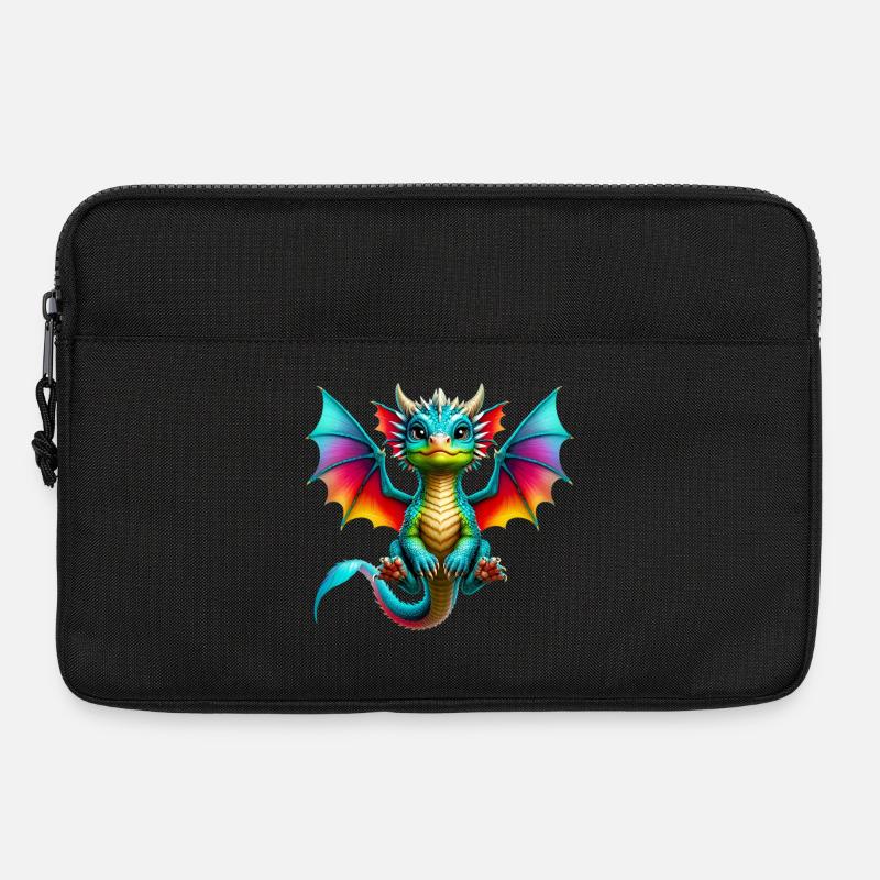 Drache - Laptoptasche 13" - Schwarz