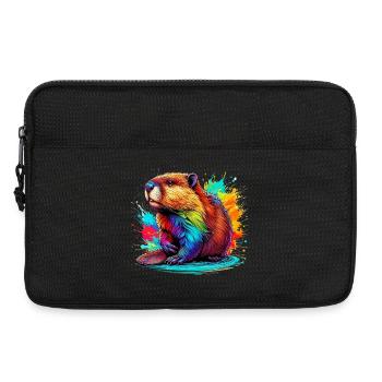 Bieber - Laptoptasche 13" - Schwarz - Vorne