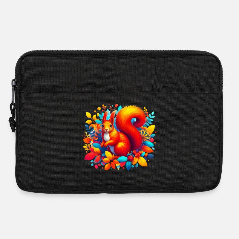 Eichhörnchen - Laptoptasche 13" - Schwarz