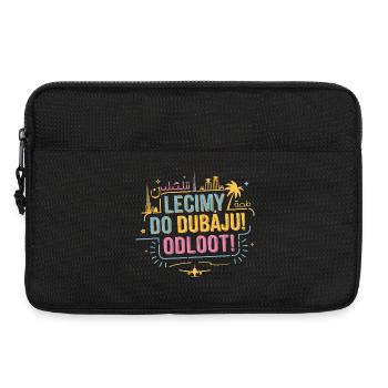 We're flying to Dubai! - Laptop bag 13" - black - Front