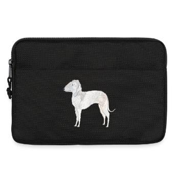 Bedlington Terrier - Laptop bag 13" - black - Front