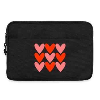 HERZ. PAAR. GERADE VERHEIRATET. Junggesellinnenabschied. VALENTINSTAG. - Laptoptasche 13" - Schwarz - Vorne