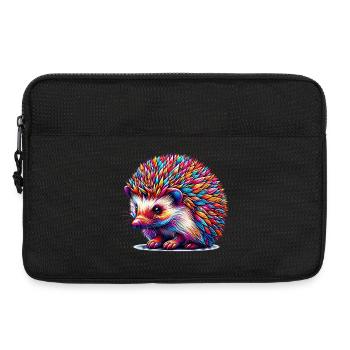 Hedgehog - Laptop bag 13" - black - Front