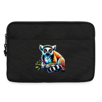 Lémurien - Sacoche pour ordinateur portable 13 pouces - noir - Devant