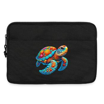 Tortue - Sacoche pour ordinateur portable 13 pouces - noir - Devant