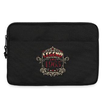 Légende de l’anniversaire vintage 1965 - Sacoche pour ordinateur portable 13 pouces - noir - Devant