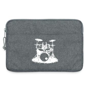 Percussion - Sacoche pour ordinateur portable 13 pouces - gris chiné - Devant