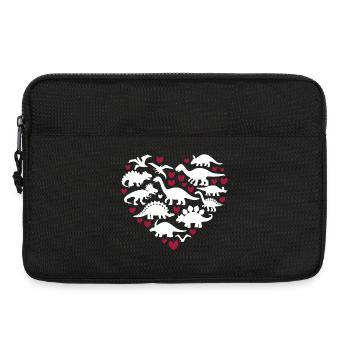 I Love Dinosaurs - Laptop bag 13" - black - Front