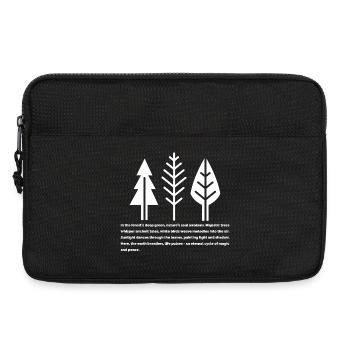 Forest Whisper – The Soul of Nature - Laptoptasche 13" - Schwarz - Vorne