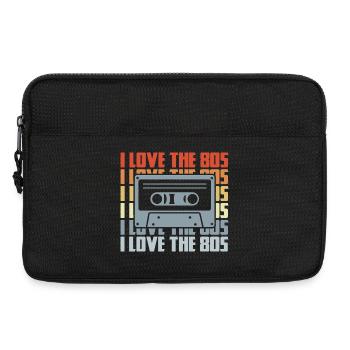80s Lover - Laptop bag 13" - black - Front