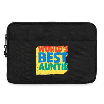 World's Best Auntie Pop-Design - Laptoptasche 13" - Schwarz - Vorne